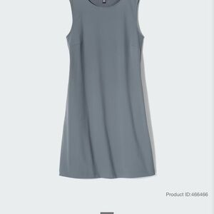 Uniqlo Gray Airism Mini Dress